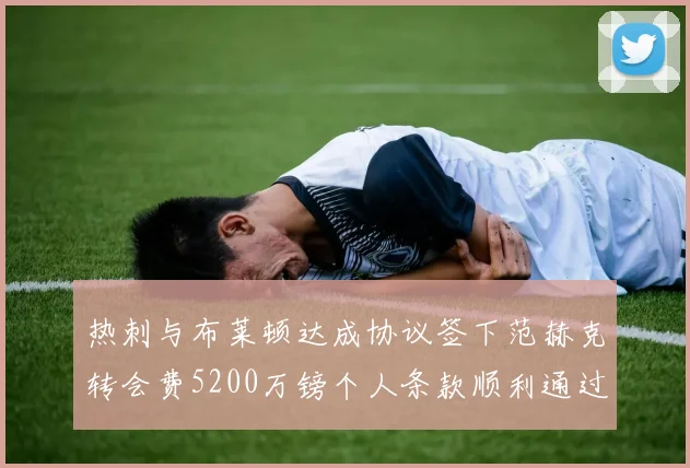 热刺与布莱顿达成协议签下范赫克转会费5200万镑个人条款顺利通过